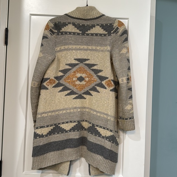 Lucky Brand shawl collar cardigan. Southwest Cowgirl style! Size S - Picture 2 of 5
